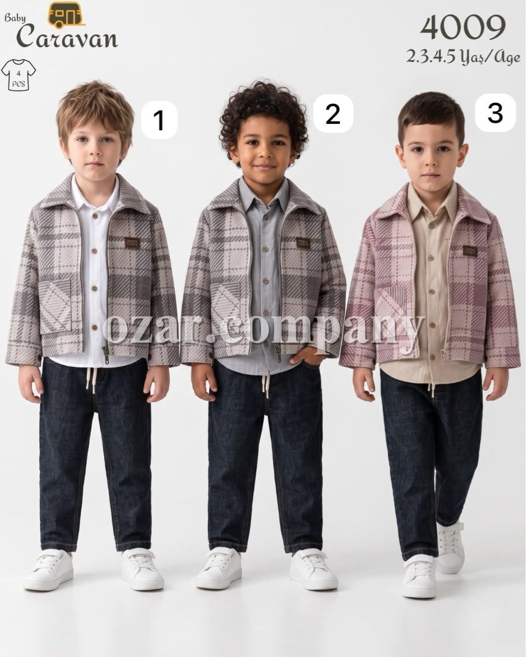 Костюм Тройка Для Мальчика Caravan (2-3-4-5лет)