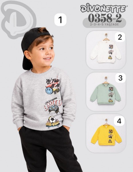 Свитшот Для Мальчика Divonette (2-3-4-5лет)
