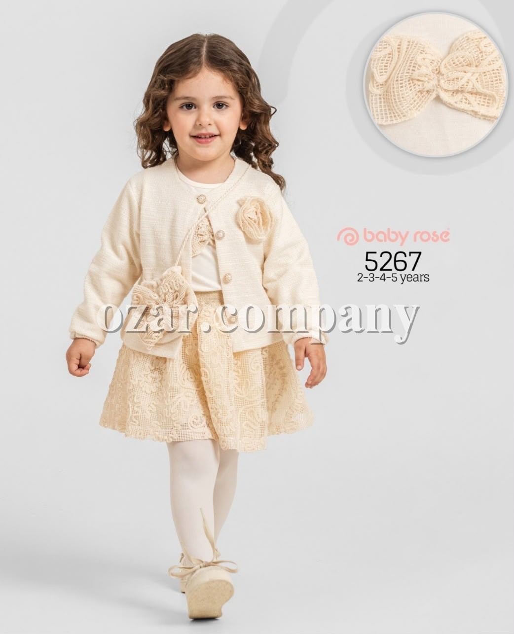 Костюм Тройка Для Девочки Baby Rose (2-3-4-5лет)