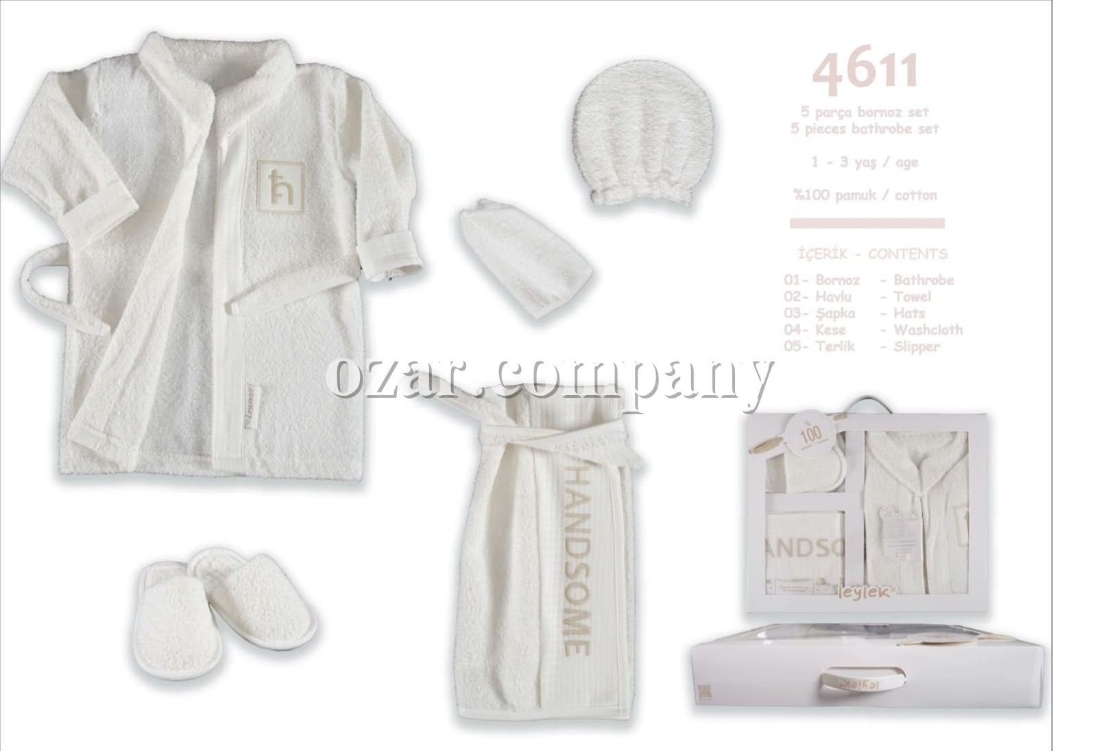 Коробочный Набор Для Новорождённых Leylek (1-2-3л)