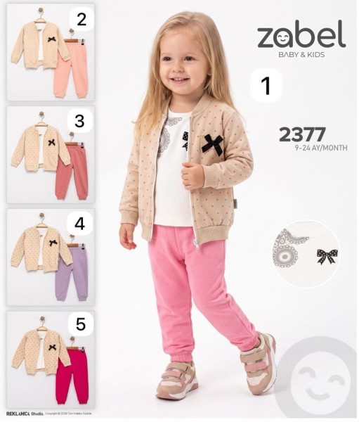 Костюм Тройка Для Девочки Zabel (9-12-18-24мес.)