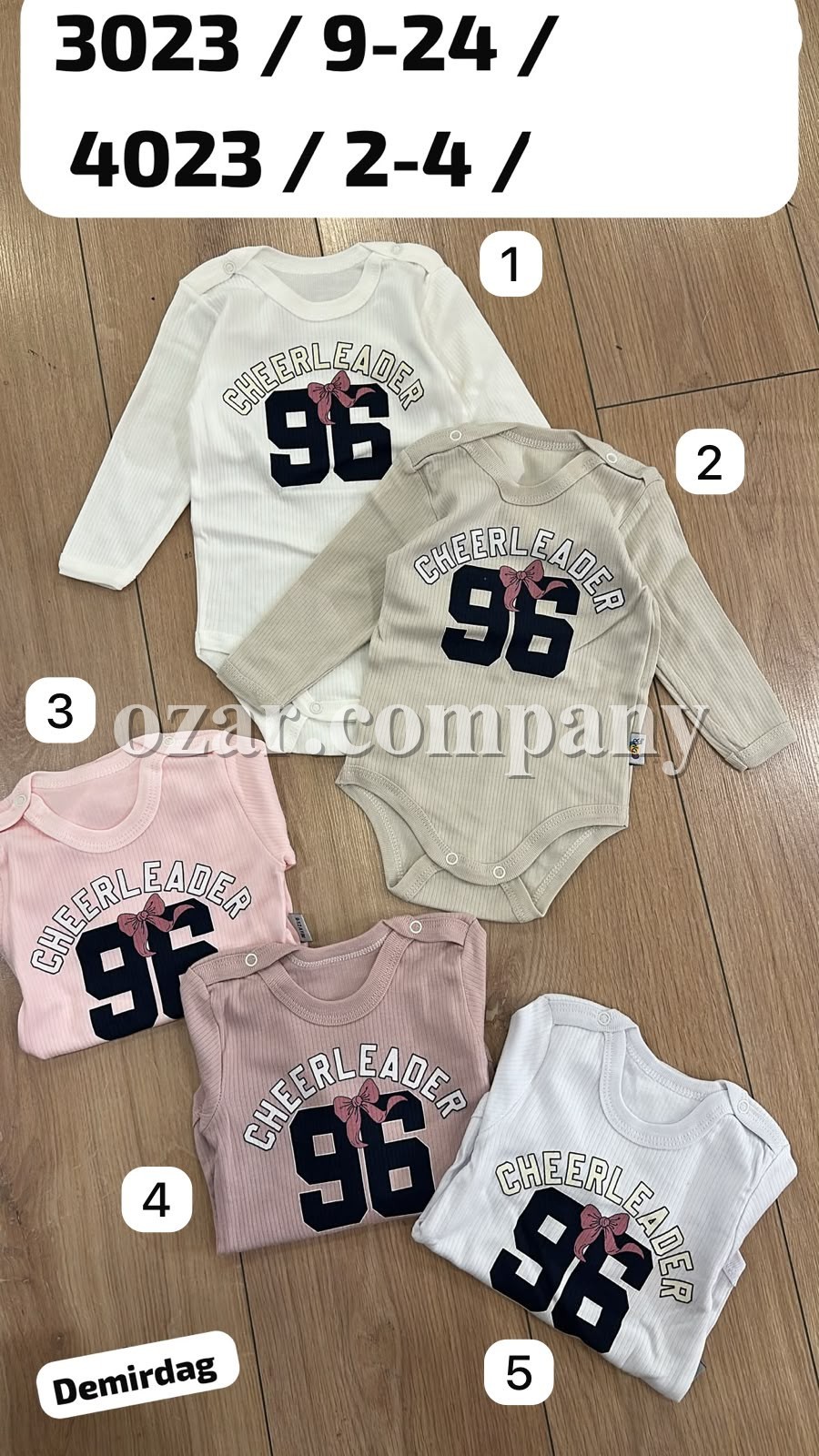 Бодик Для Девочки Demirdag (2-3-4лет) 