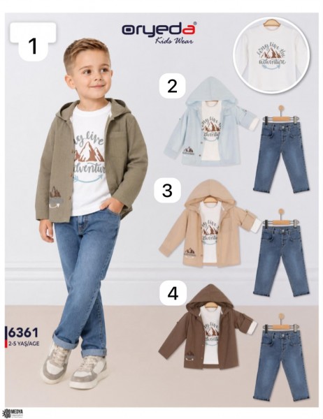 Костюм Тройка Для Мальчика Oryeda (2-3-4-5лет)