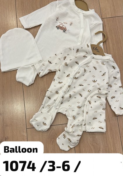Пара Человечков Для Мальчика Balloon Baby (3-6мес. по 2 шт.) 