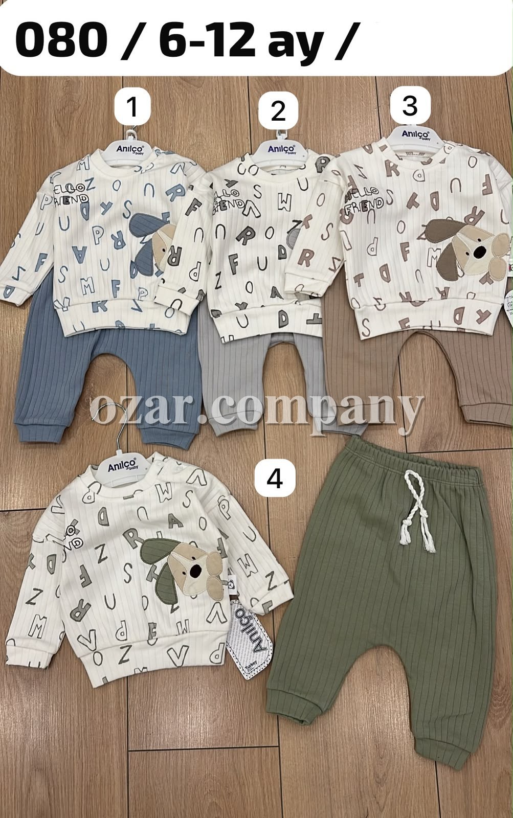 Костюм Для Мальчика Anilco (3-6/6-9/9-12мес.)