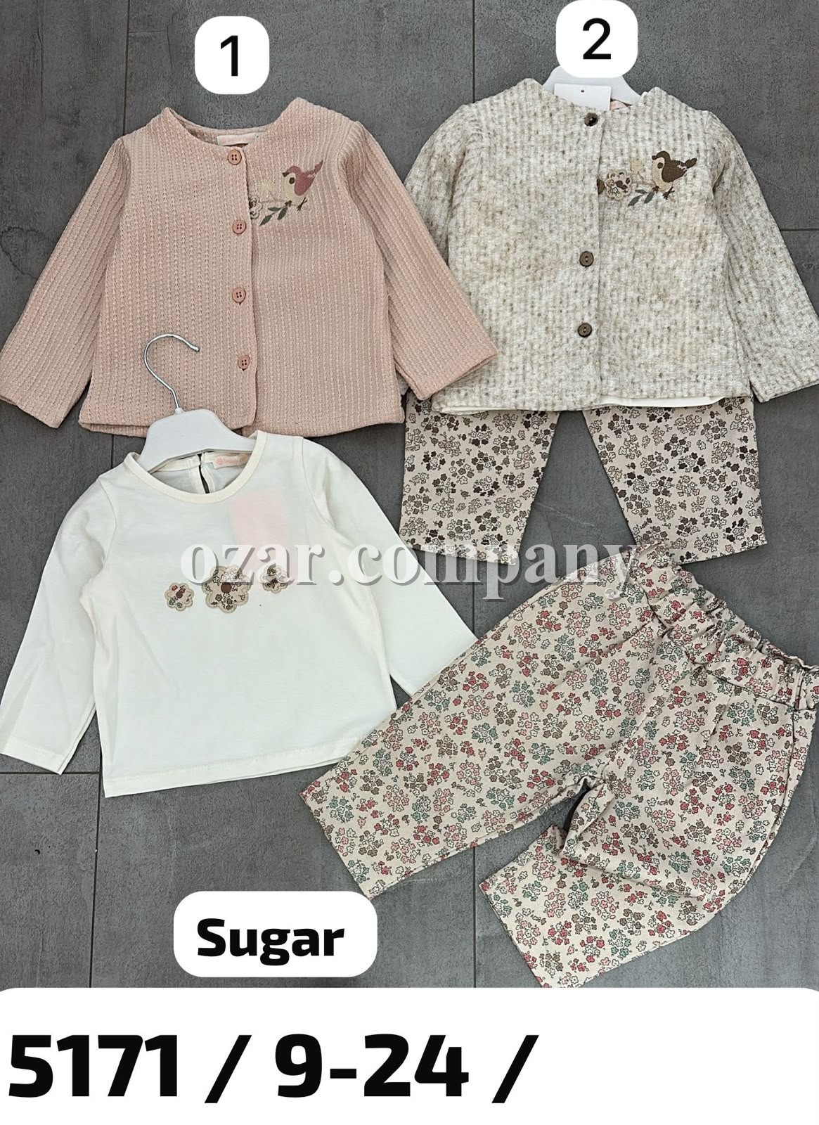 Костюм Тройка Для Девочки Sugar (9-12-18-24мес.)