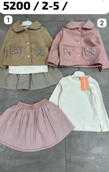 Костюм Тройка Для Девочки Baby Rose (2-3-4-5лет)