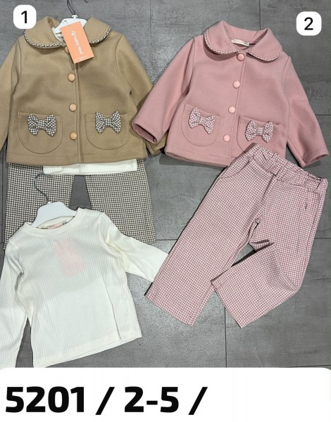 Костюм Тройка Для Девочки Baby Rose (2-3-4-5лет)