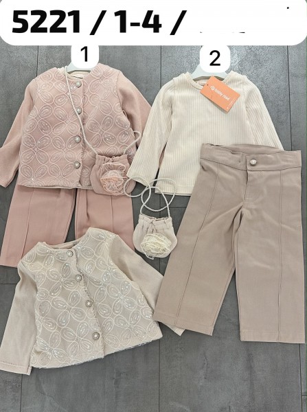 Костюм Тройка Для Девочки Baby Rose (1-2-3-4лет) 