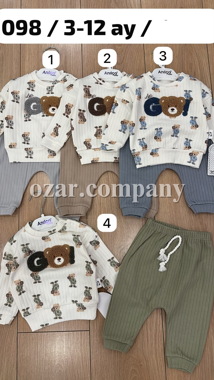 Костюм Для Мальчика Anilco (3-6/6-9/9-12мес.)