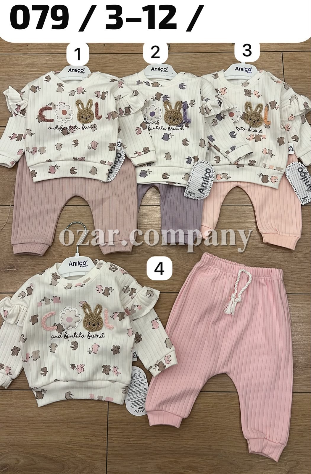 Костюм Для Девочки Anilco (3-6/6-9/9-12мес.)