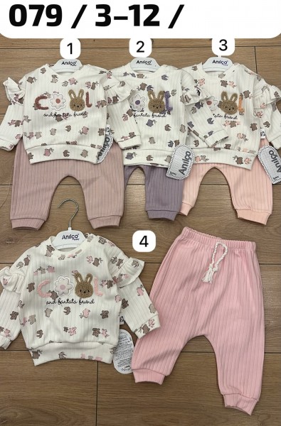 Костюм Для Девочки Anilco (3-6/6-9/9-12мес.)
