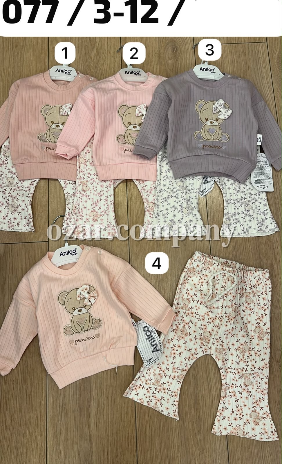 Костюм Для Девочки Anilco (3-6/6-9/9-12мес.)