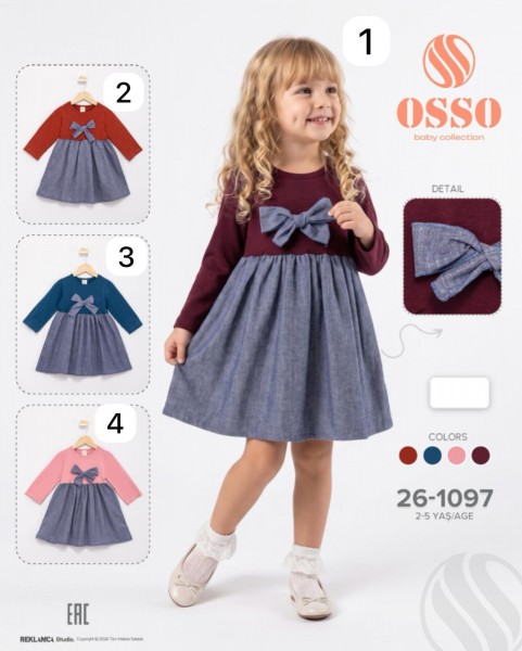 Платье Для Девочки OSSO (2-3-4-5лет)