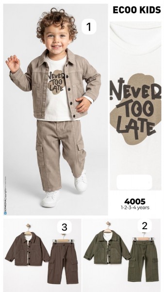 Костюм Тройка Для Мальчика Ecoo Kids (1-2-3-4лет) 
