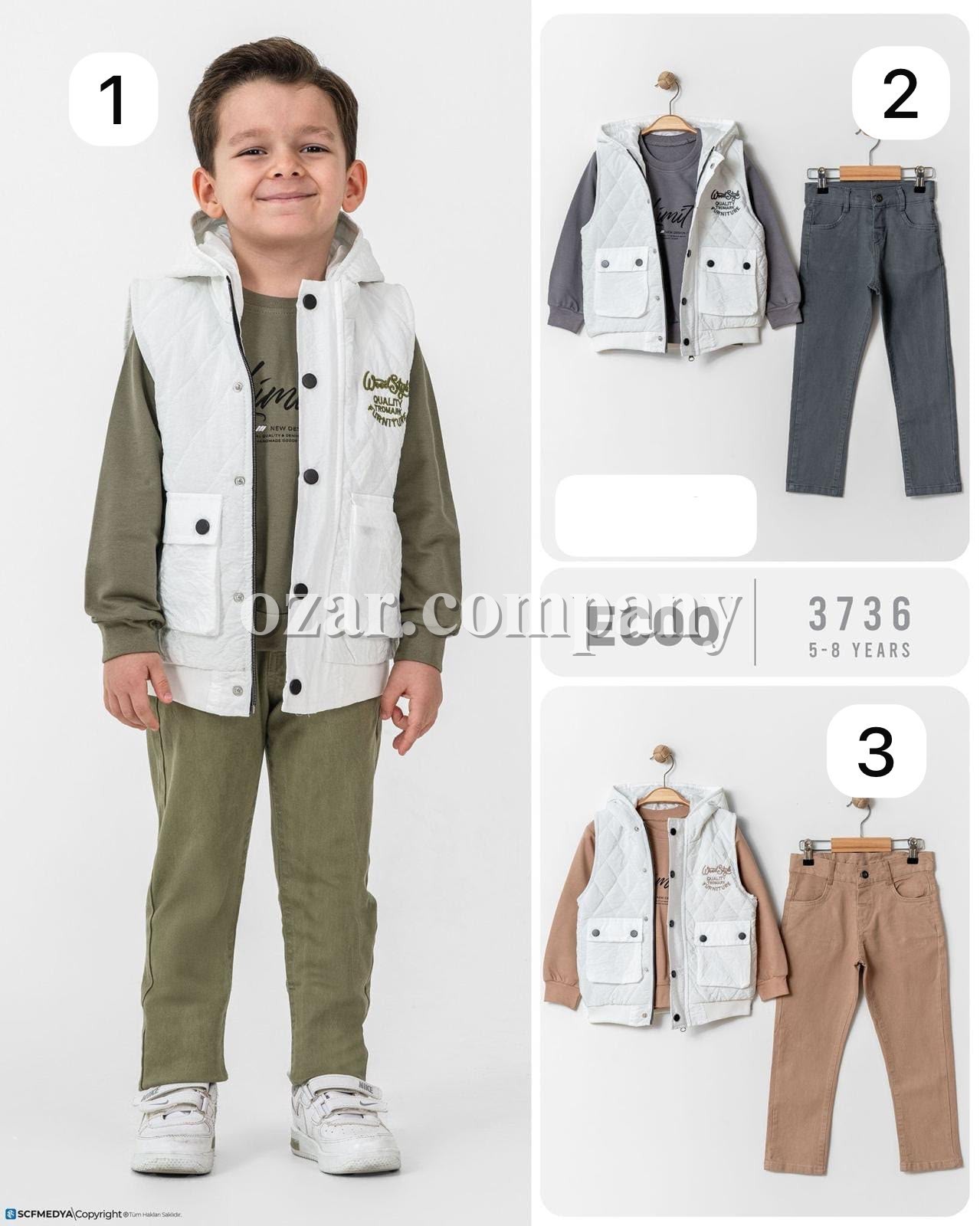 Костюм Тройка Для Мальчика Ecoo Kids (5-6-7-8лет) 
