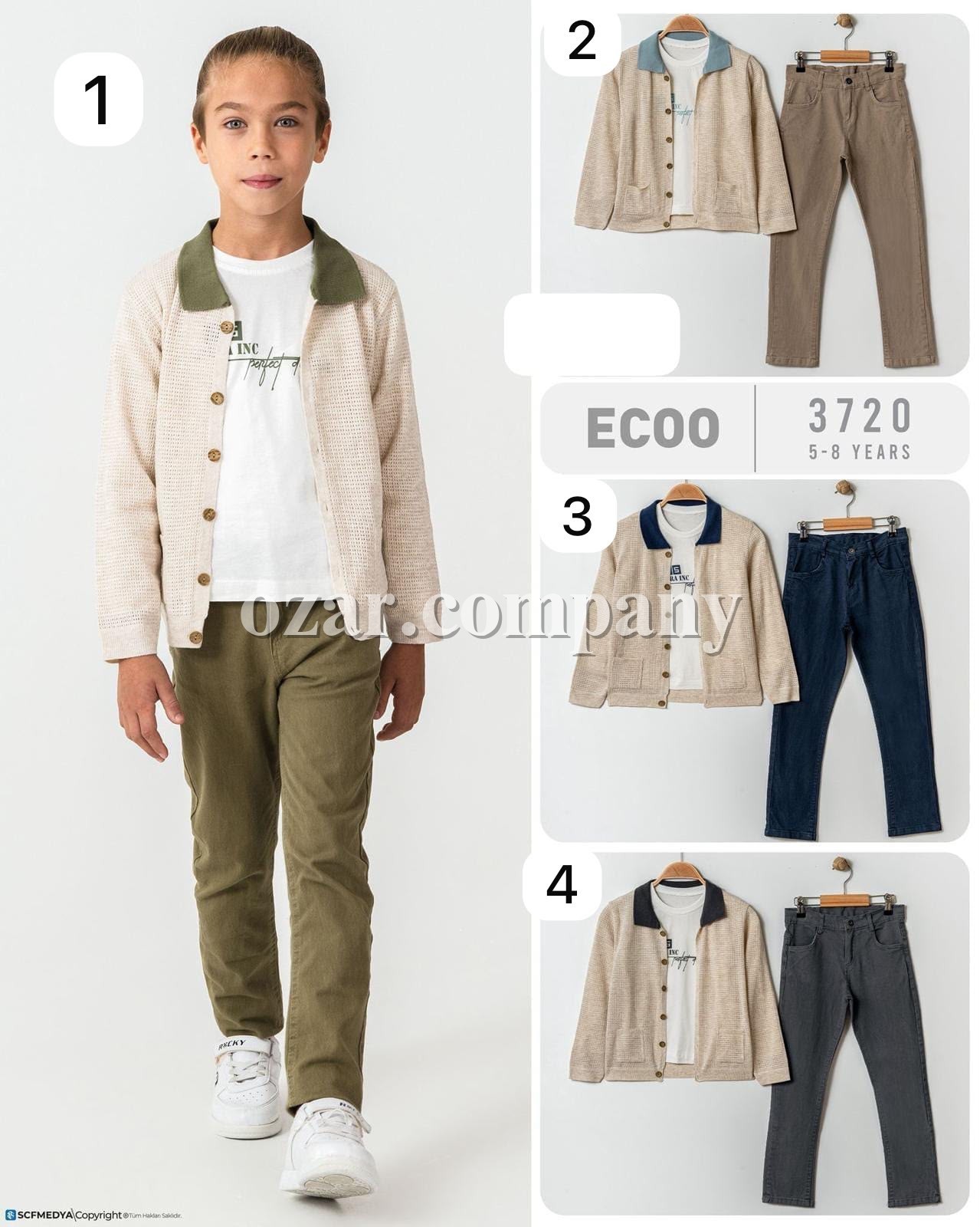 Костюм Тройка Для Мальчика Ecoo Kids (5-6-7-8лет) 