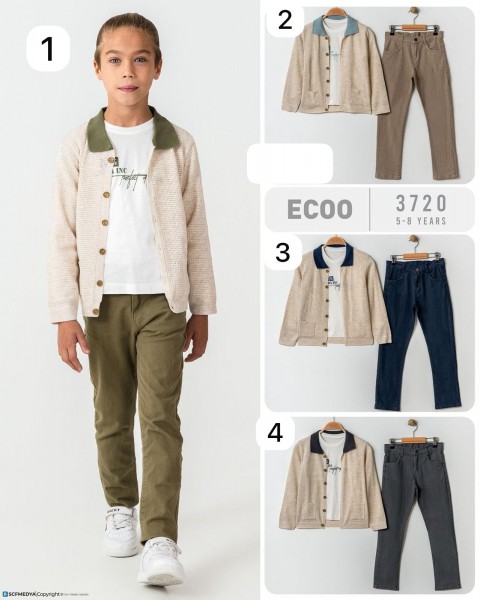 Костюм Тройка Для Мальчика Ecoo Kids (5-6-7-8лет) 