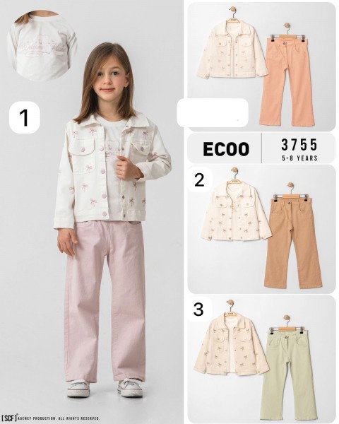 Костюм Тройка Для Девочки Ecoo Kids (5-6-7-8лет) 