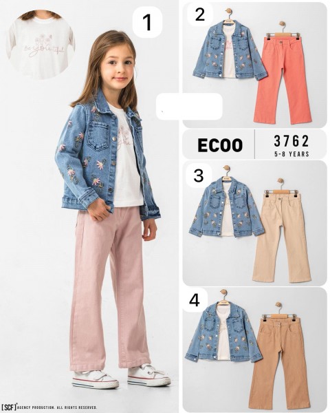 Костюм Тройка Для Девочки Ecoo Kids (5-6-7-8лет) 