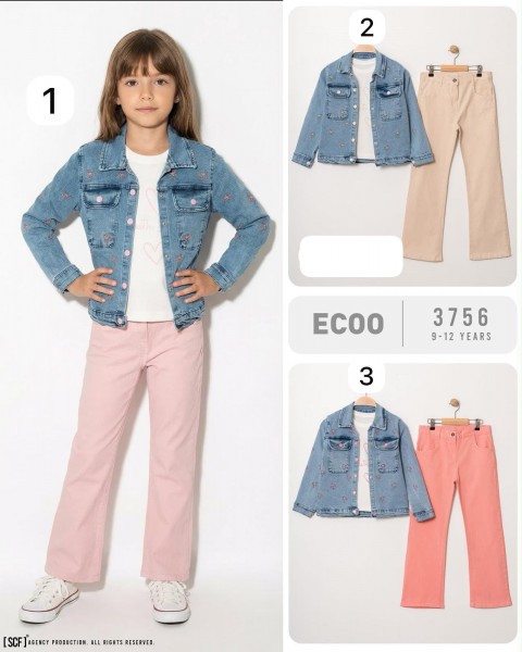 Костюм Тройка Для Девочки Ecoo Kids (9-10-11-12лет) 