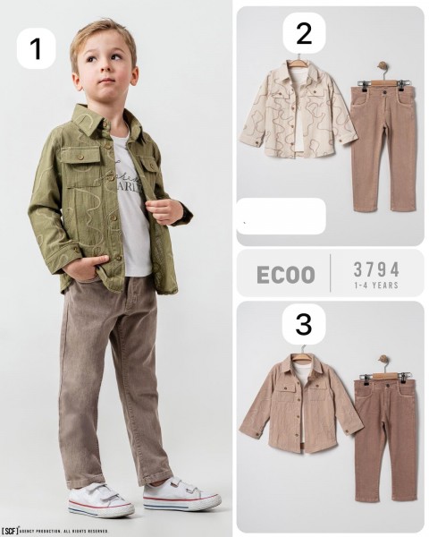 Костюм Тройка Для Мальчика Ecoo Kids (1-2-3-4лет) 