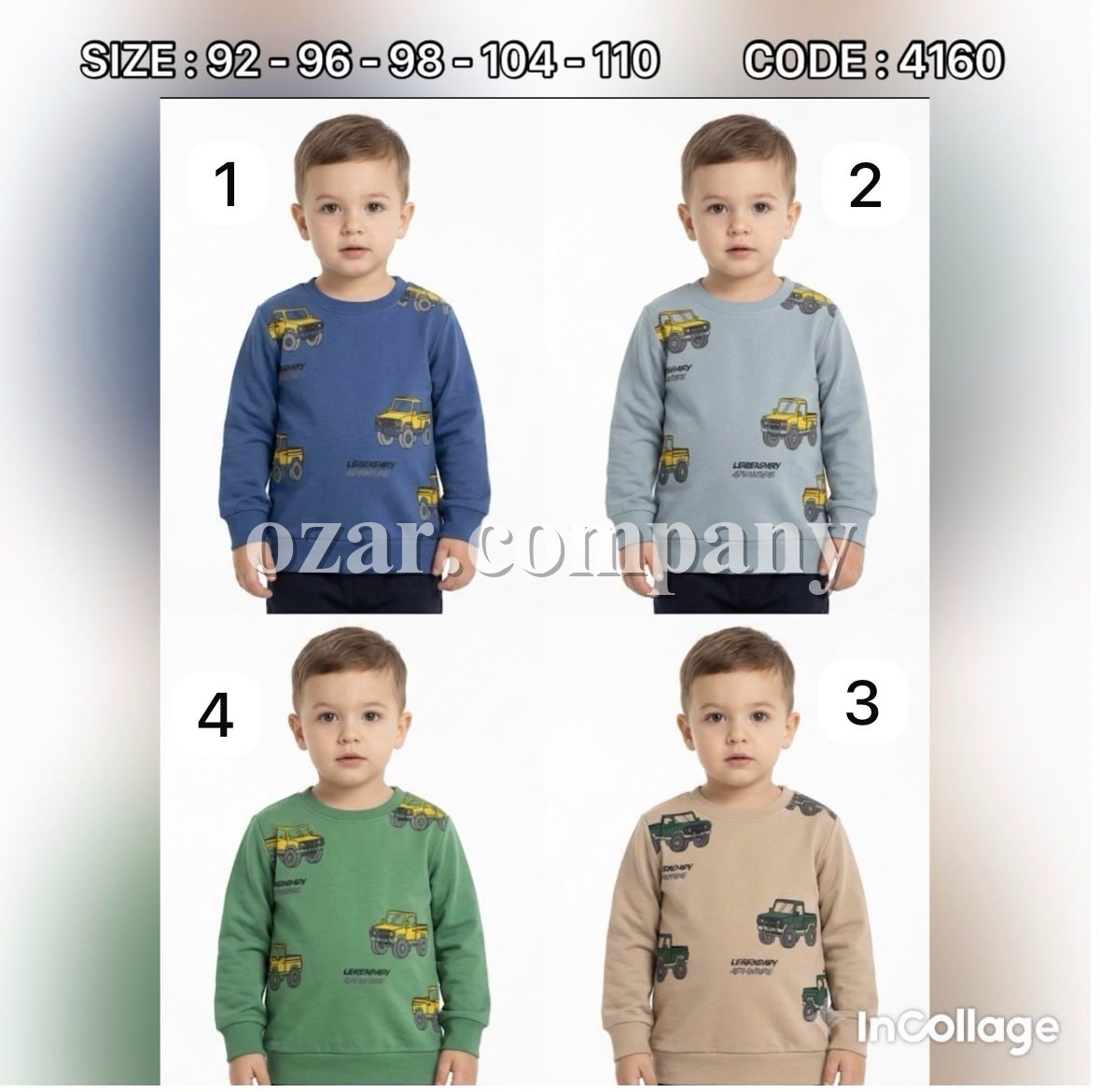 Свитшот Для Мальчика Bayfigo (1-2-3-4-5лет) 