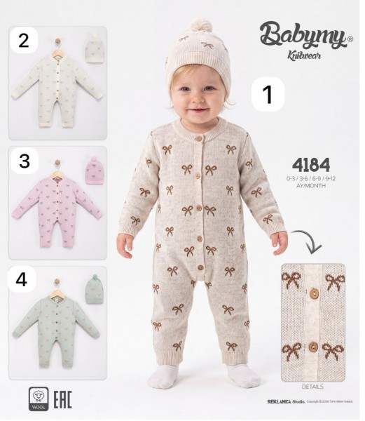 Человечек Для Девочки Babymy (0-3/3-6/6-9/9-12мес.)