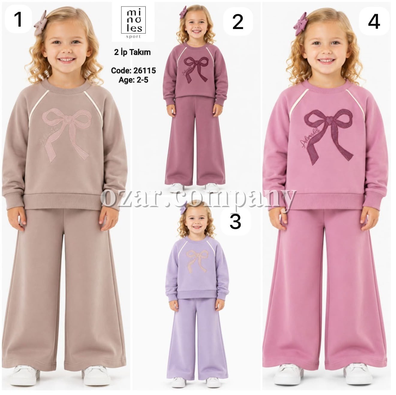Костюм Двунитка Для Девочки Minoles (2-3-4-5лет)
