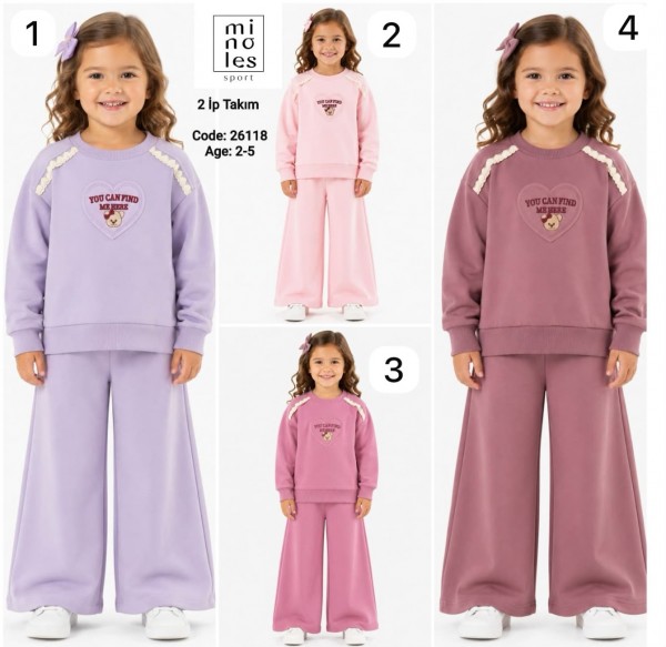 Костюм Двунитка Для Девочки Minoles (2-3-4-5лет)