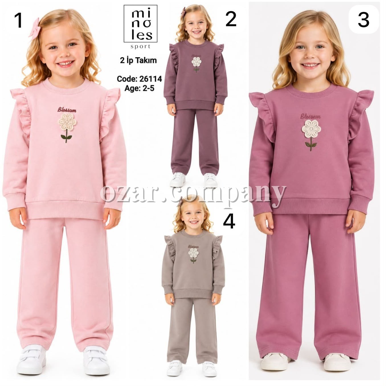 Костюм Двунитка Для Девочки Minoles (2-3-4-5лет)