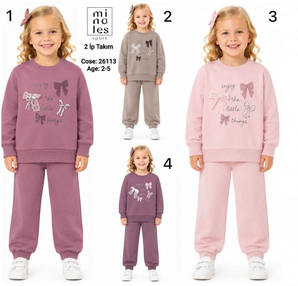 Костюм Двунитка Для Девочки Minoles (2-3-4-5лет)