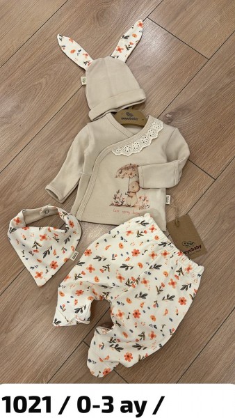 Комплект Для Девочки Zeyubaby  (0-3мес.)