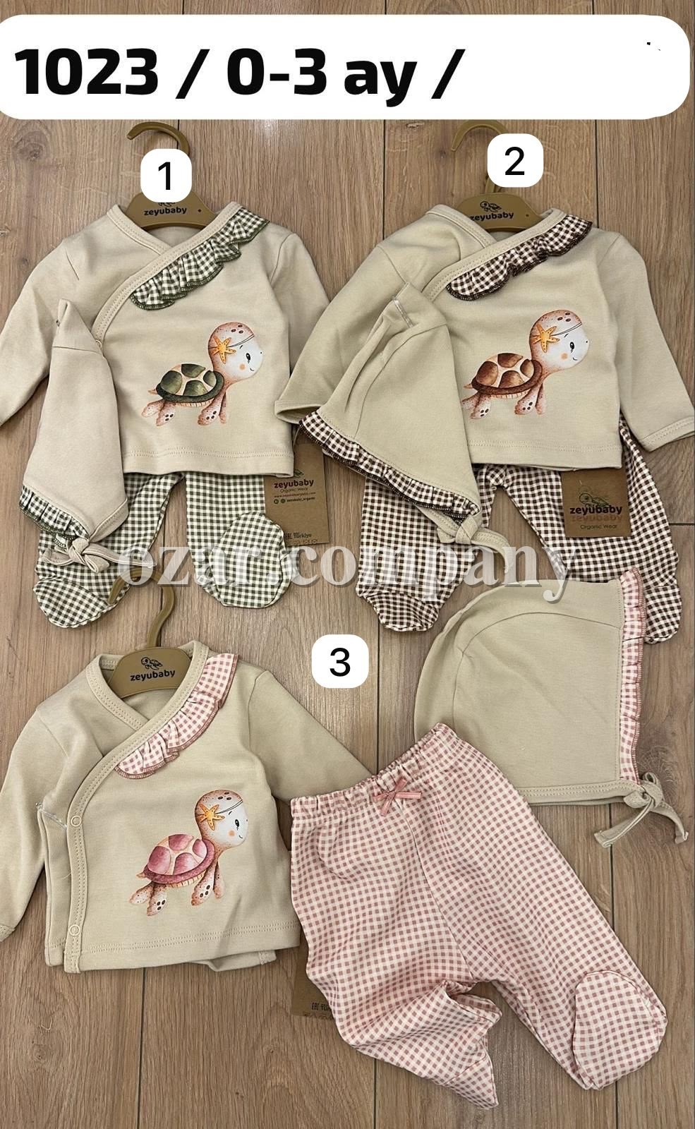 Комплект Для Девочки Zeyubaby  (0-3мес.)