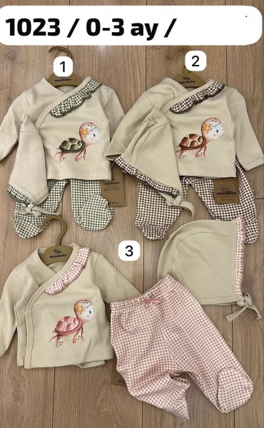 Комплект Для Девочки Zeyubaby  (0-3мес.)