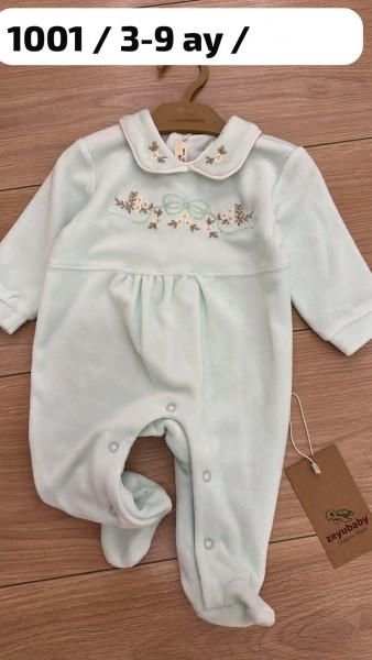 Велюровый Человечек Для Девочки Zeyubaby (3-6-9мес.)