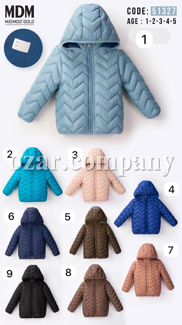 Демисезонная Куртка Детская MDM (1-2-3-4-5лет) 