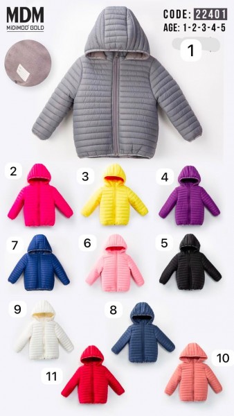 Демисезонная Куртка Детская MDM (1-2-3-4-5лет) 