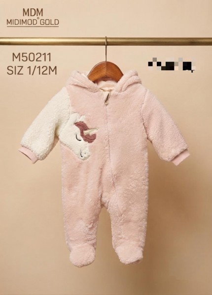 Утеплённый Человечек Для Девочки MDM (1-3/3-6/6-9/9-12мес.)
