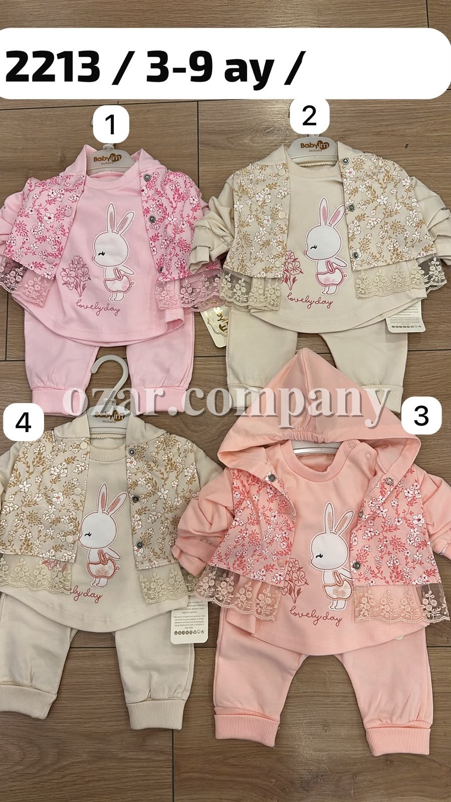 Костюм Тройка Для Девочки Baby Im (3-6-9мес.)