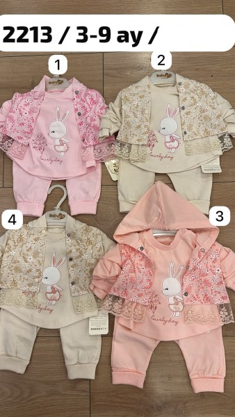 Костюм Тройка Для Девочки Baby Im (3-6-9мес.)