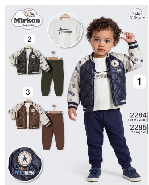 Костюм Тройка Для Мальчика Mirkon Baby (9-12-18-24мес.)