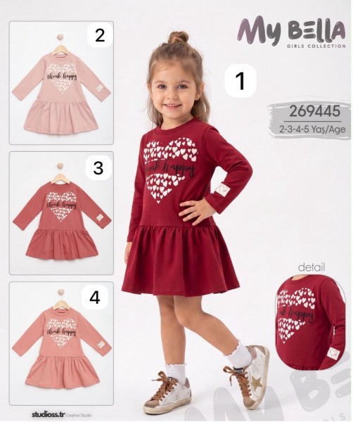 Платье Для Девочки My Bella (2-3-4-5лет)