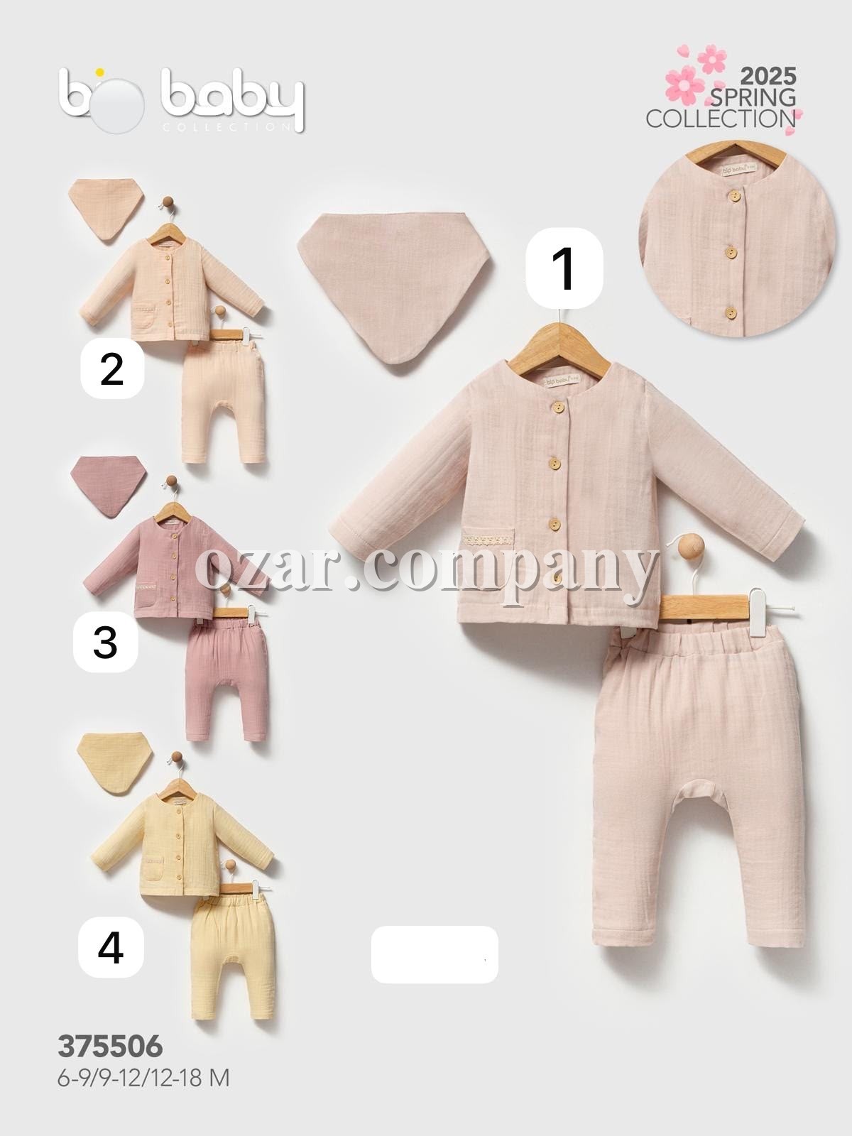 Костюм Для Новорождённых Bip Baby (6-9/9-12/12-18мес.)